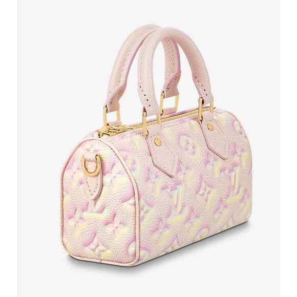 Louis Vuitton Nano Speedy Stardust Mini Monogram LV Logo Crossbody Shoulder Bag - Picture 3 of 12